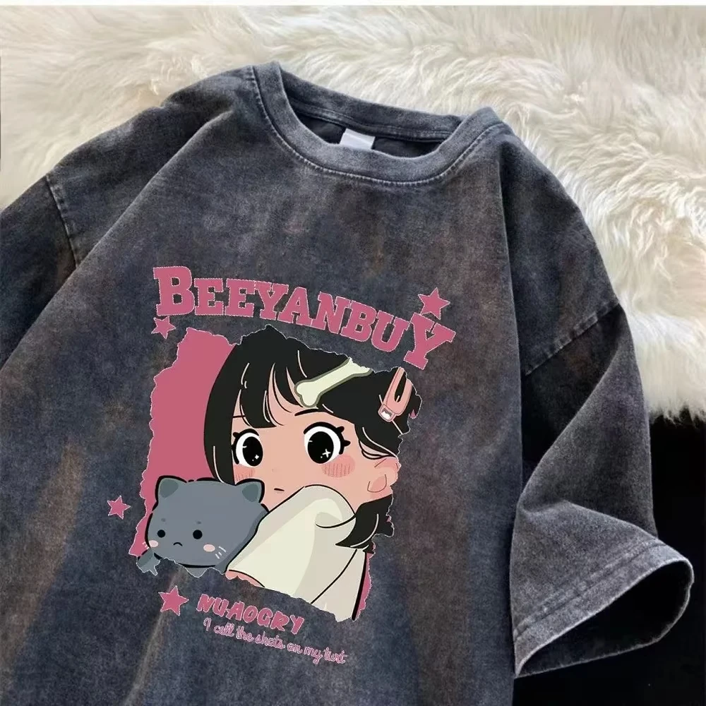 Street Fashion Trends 2025 - 2025 T-shirt vintage lavage à l'eau
