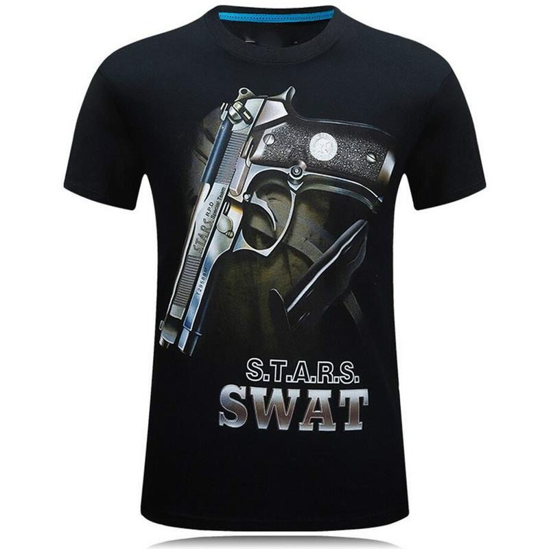 Street Fashion For Short Guys - T-shirt à manches courtes imprimé 3D