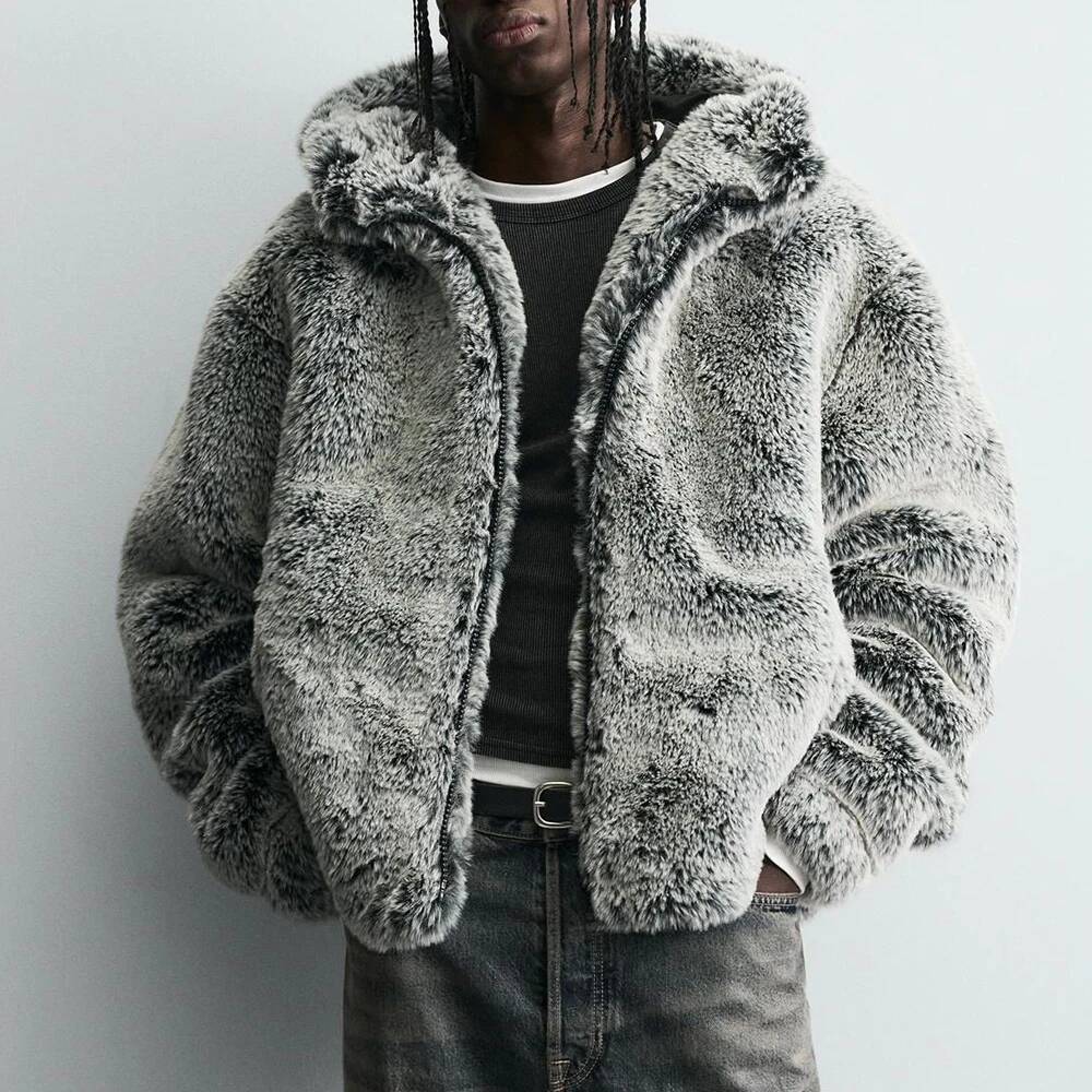 Street Fashion Taiwan - Nouvelle Veste Hiver Homme en Fausse