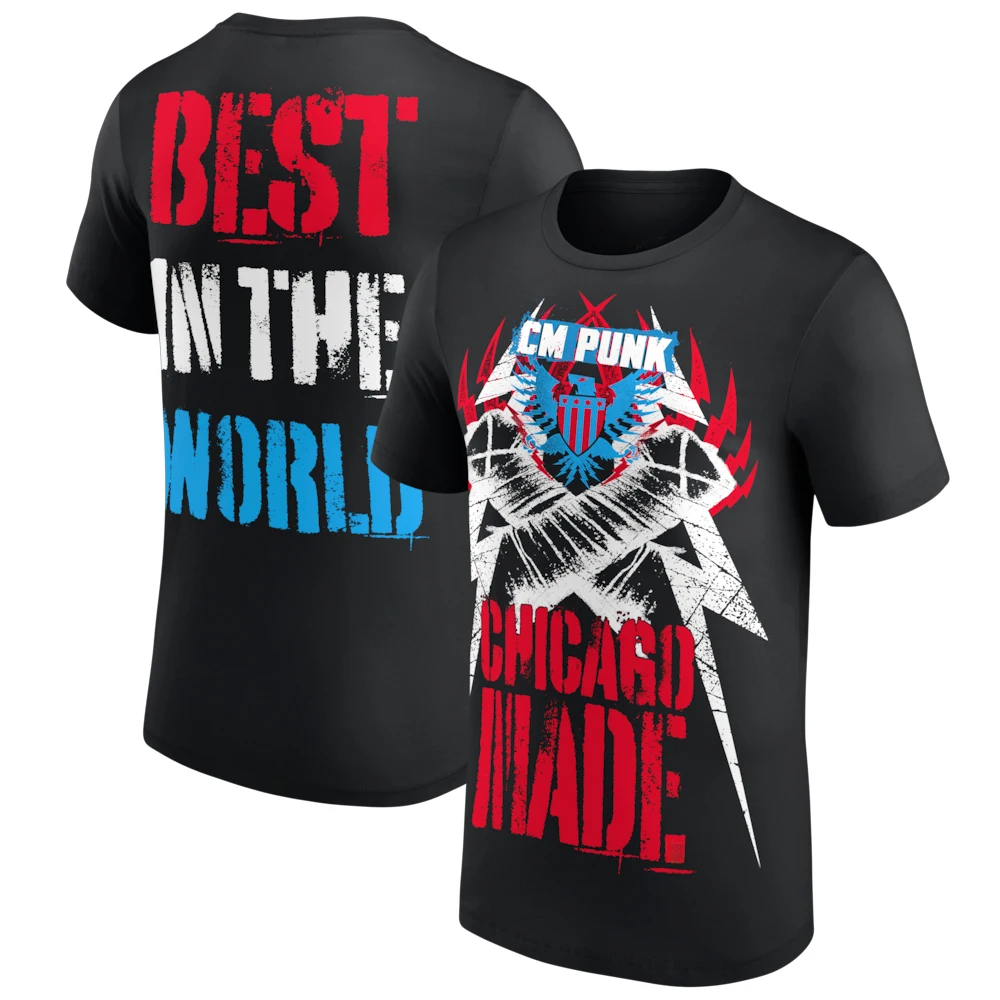 T-shirt pour homme CM Punk Chi - Street Fashion Chicago avis et prix
