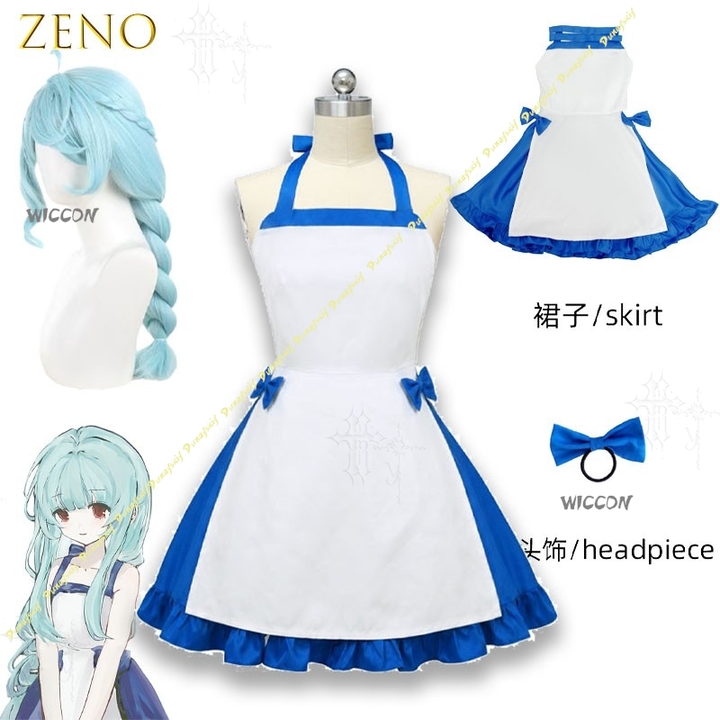 Robe de personnage bleue Zeno, - Japanese Street Fashion Female avis et prix