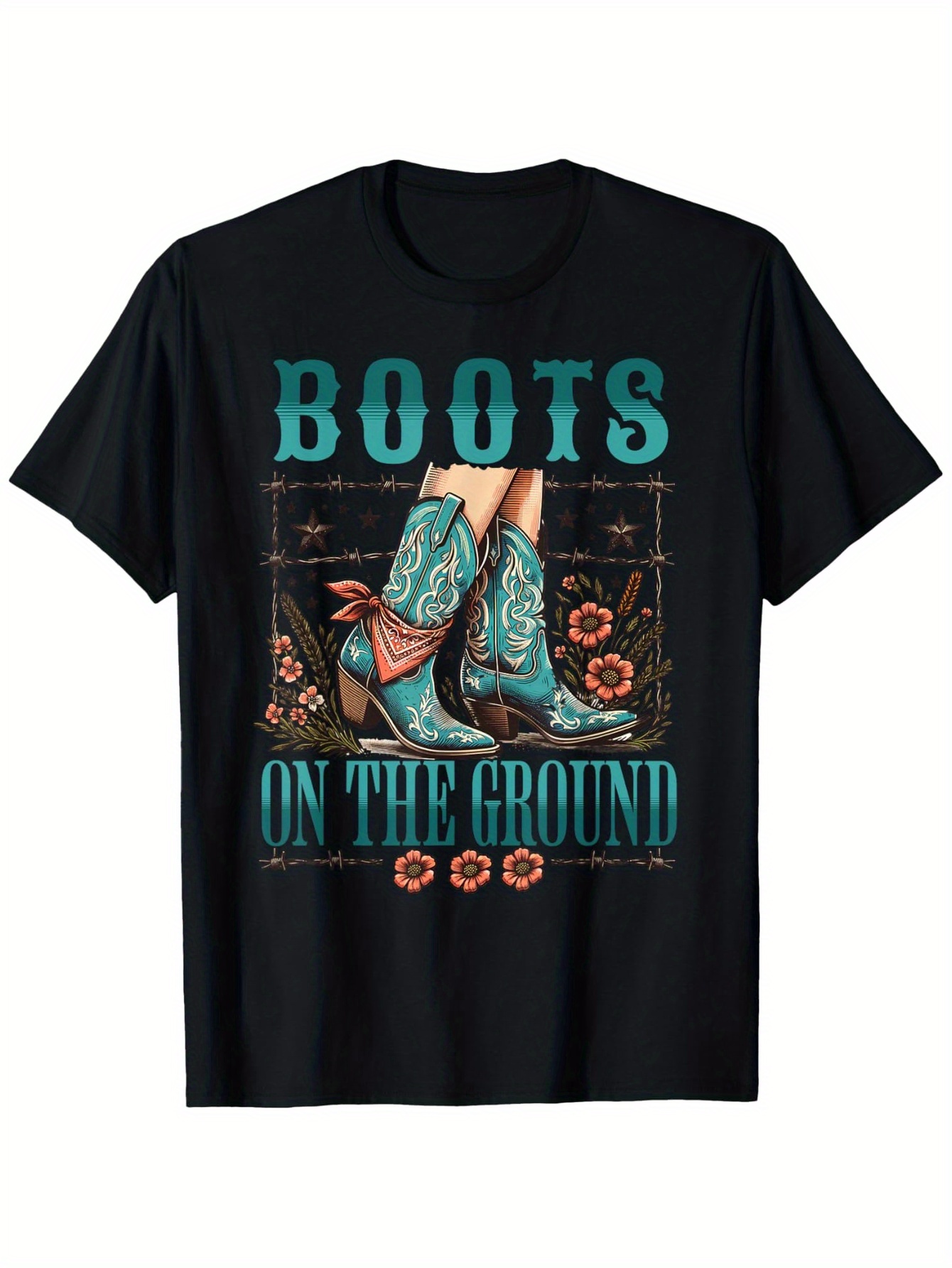 T-shirt Boots On The Ground We - Street Fashion Com avis et prix