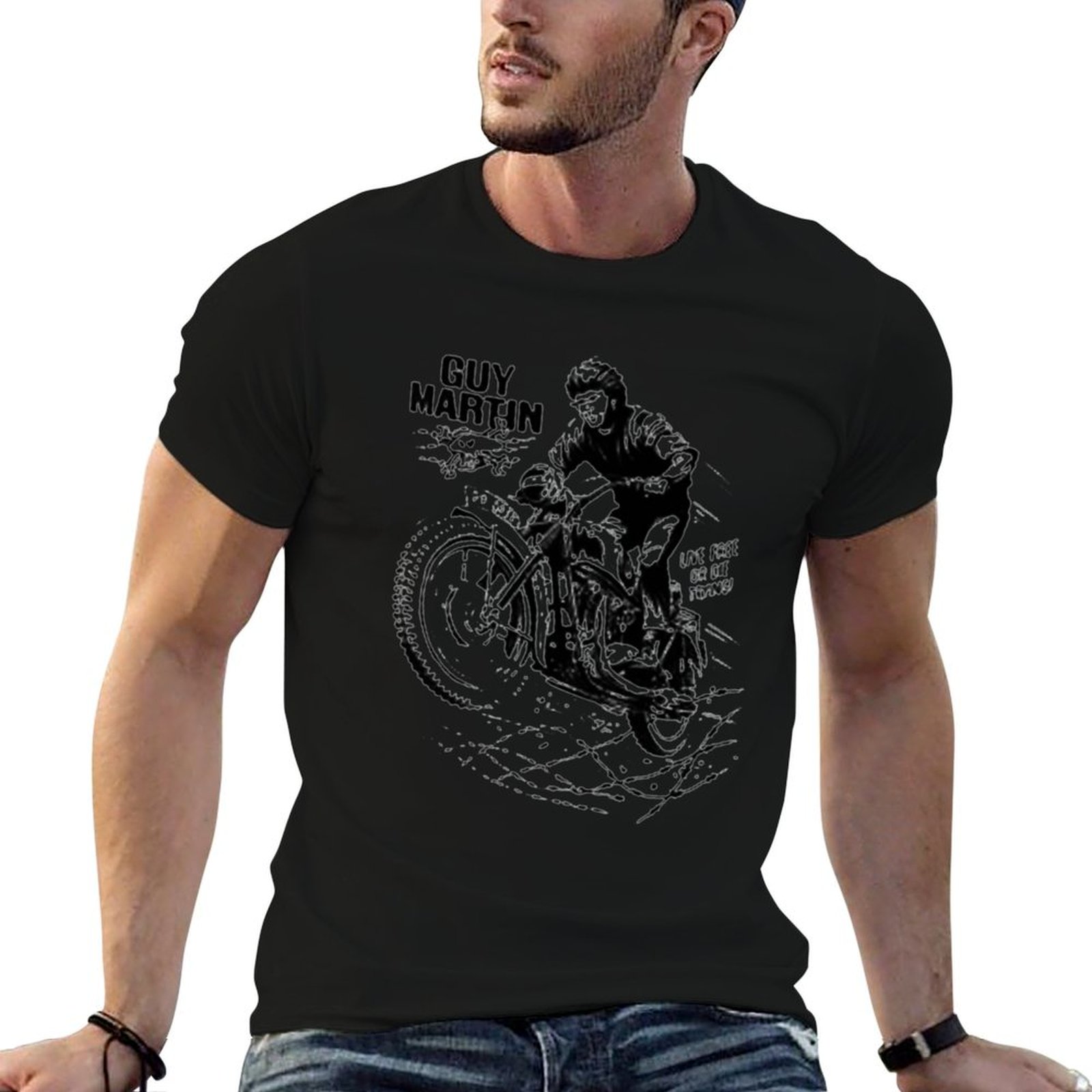 T-shirt Guy Martin The Legenda - Street Fashion For Short Guys avis et prix