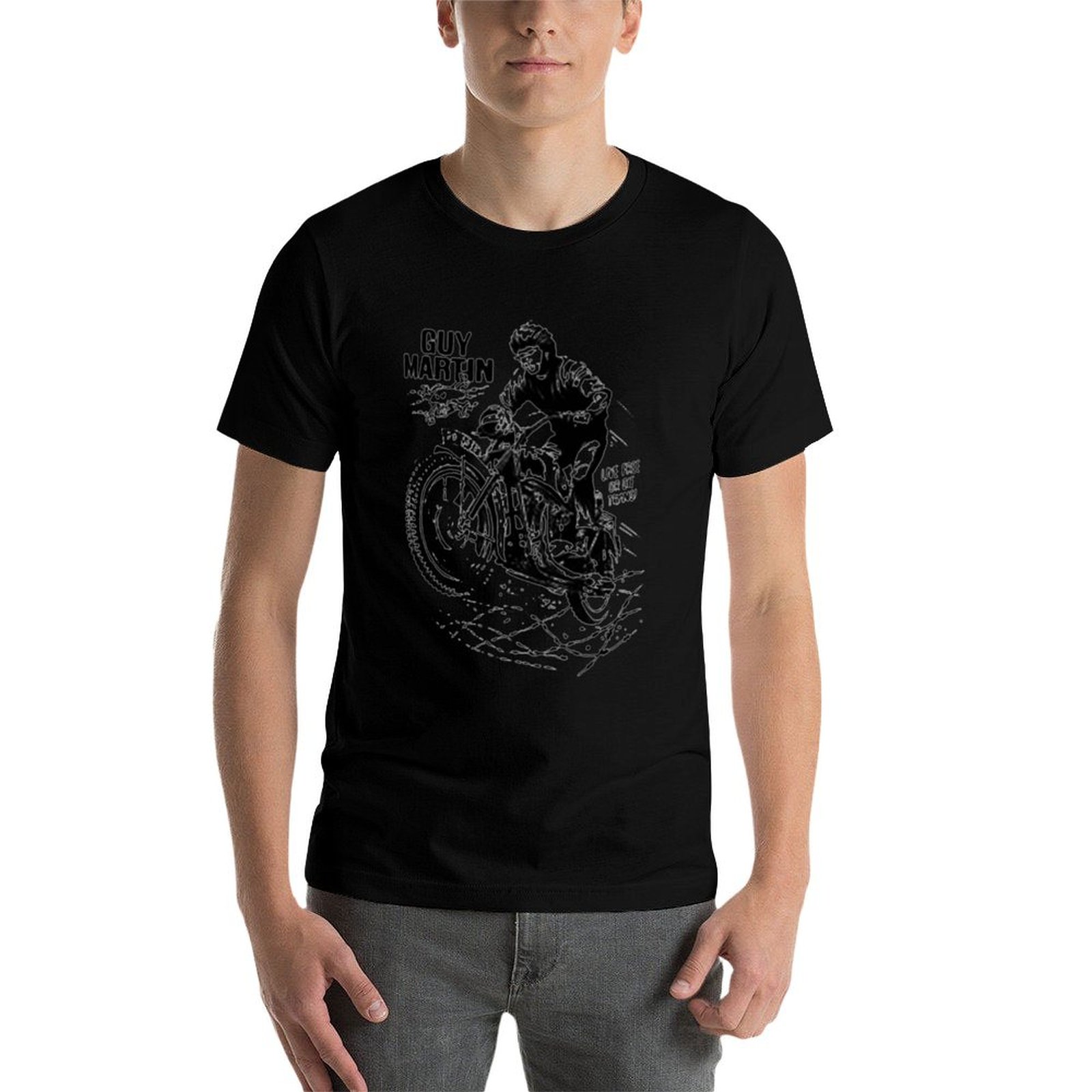 T-shirt Guy Martin The Legenda - Street Fashion For Short Guys avis et prix