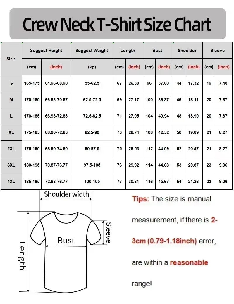 Nouveau T-shirt en coton à man - Street Fashion For Short Guys avis et prix