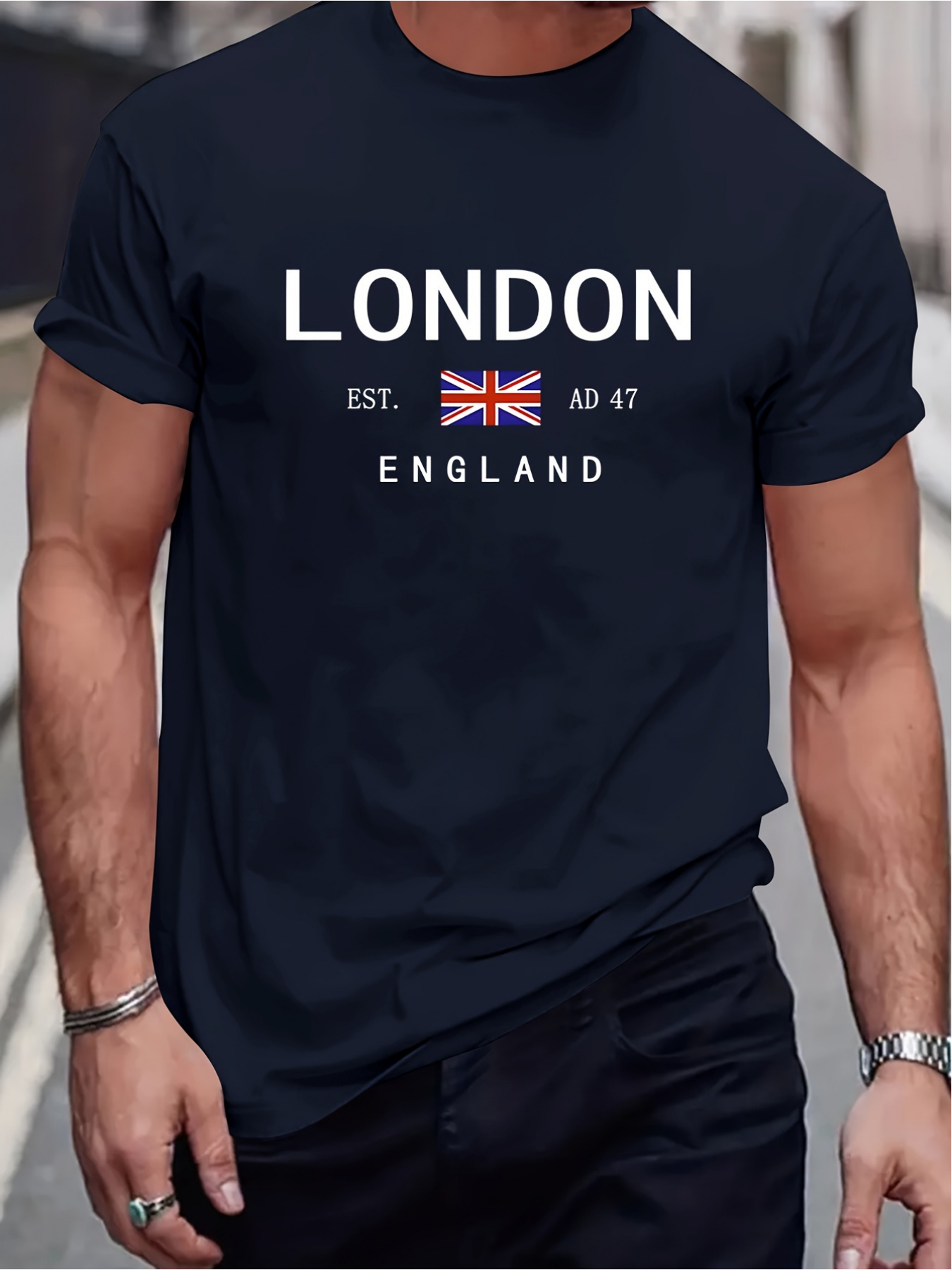 T-shirt imprimé London ENGLAND - Street Fashion In London avis et prix