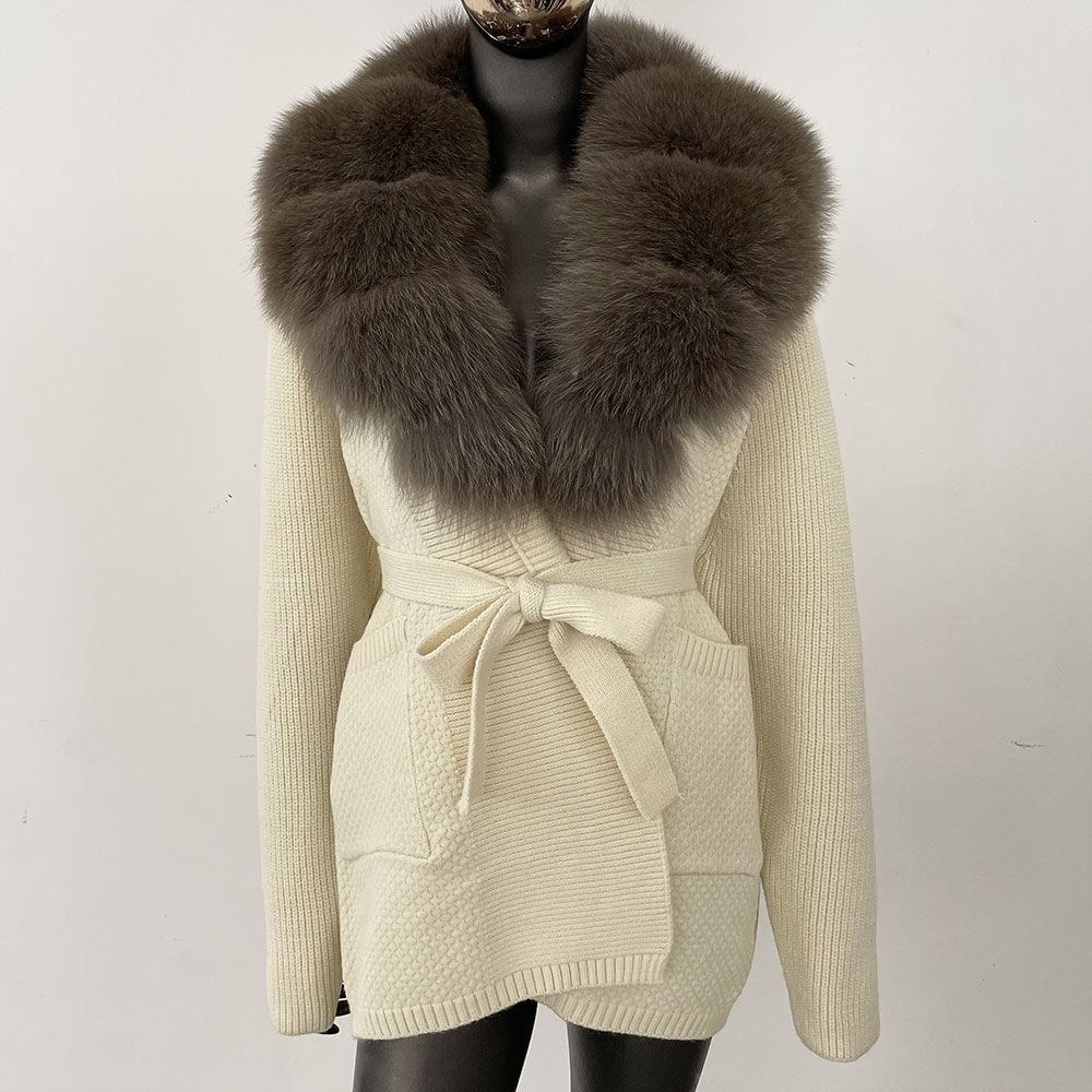 OFTBUY à capuche naturel fourr - Street Fashion Store avis et prix