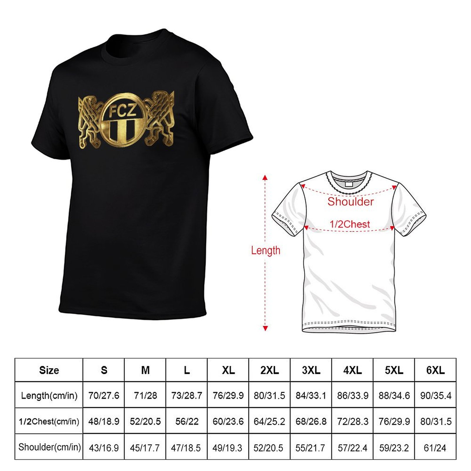 T-shirt décontracté Golden Zur - Street Fashion Zurich avis et prix