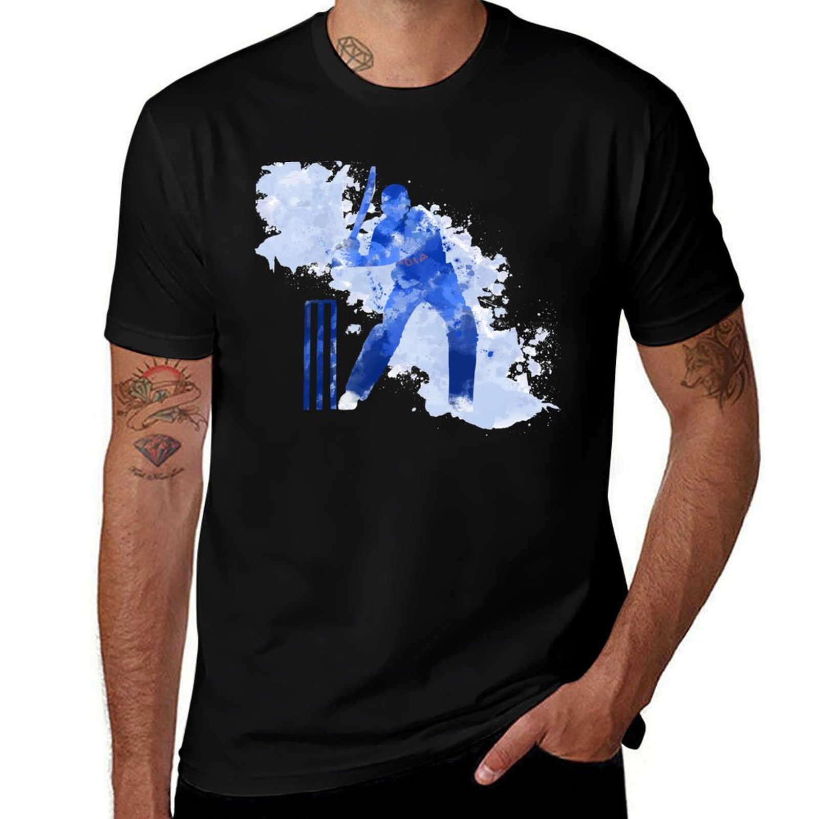 INDIA CRICKET - BATSMAN T-shir - Street Fashion India avis et prix