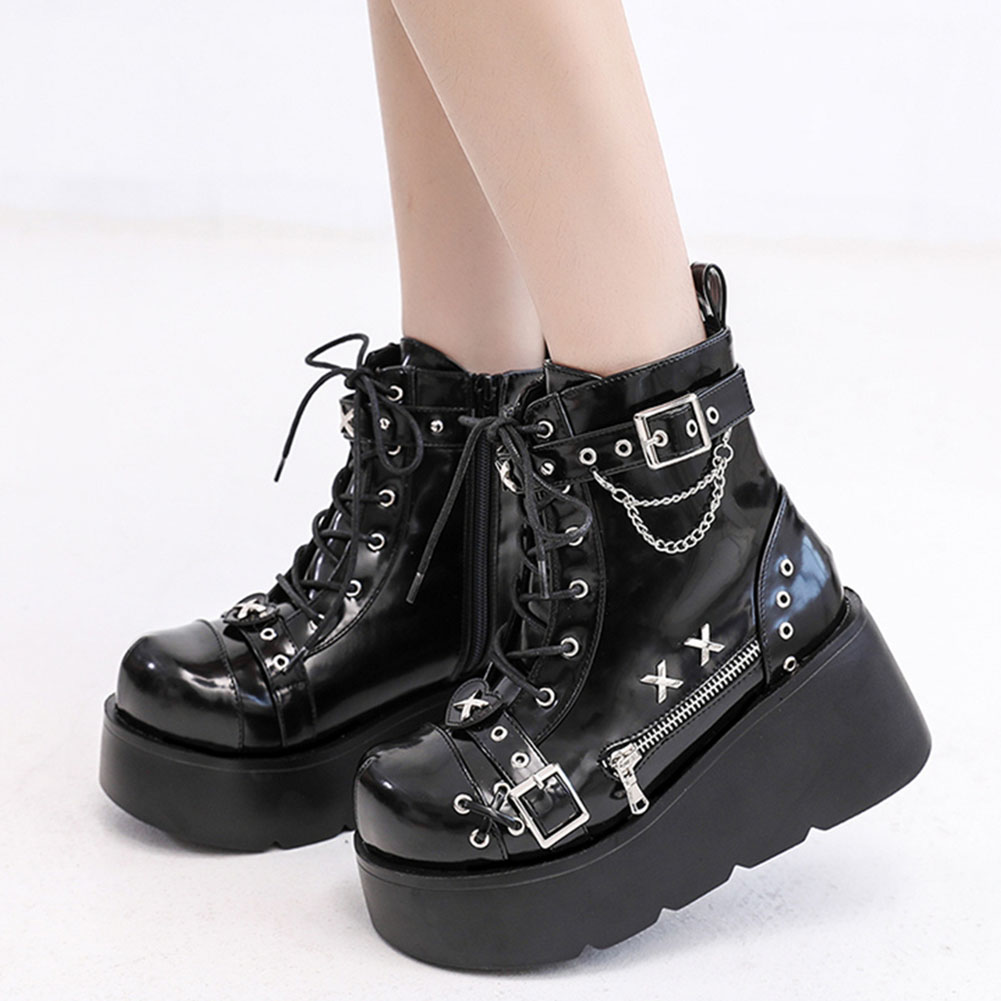 Bottines gothiques à plateform - Girl Fashion Street avis et prix