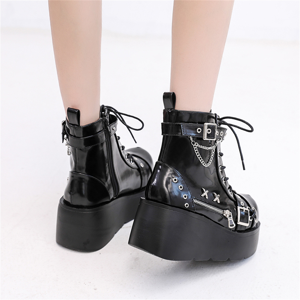 Bottines gothiques à plateform - Girl Fashion Street avis et prix